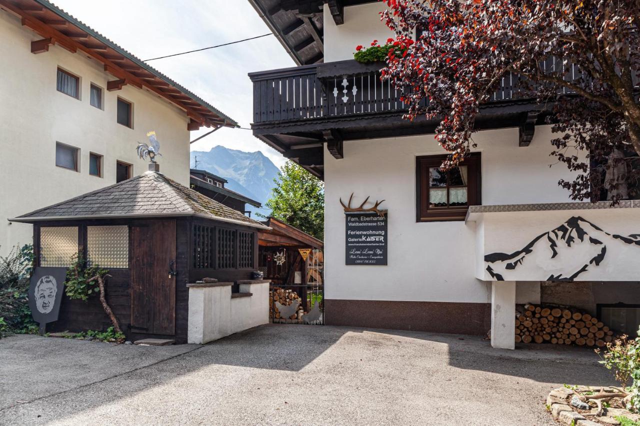 Ferienwohnung Galerie Kaiser Mayrhofen Exteriör bild